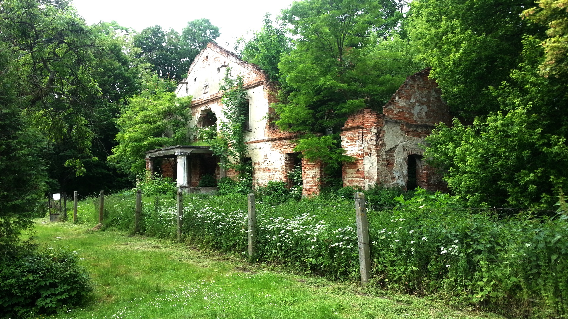 Ruiny dworu Łubieńskich